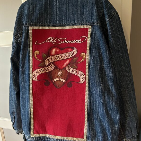 University of Oklahoma Sooners Denim Jacket - Picture 1 of 7